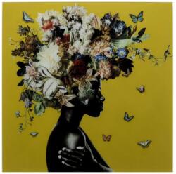 Kare Tablou Din Sticla Bouquet Yellow Beauty (ess-24548)
