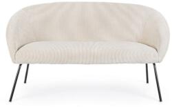 Bizzotto Canapea Aiko White Velvet 2 Locuri (ess-31335) Canapea