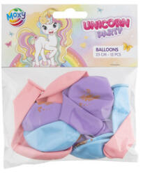 Grafix Balon Unicorn, 25 cm, 12 buc (750010)