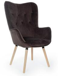 Bizzotto Fotoliu Juliet Marmot Grey Velvet (ess-29776)