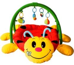 Biba Toys Covoraș de joacă pentru bebeluși, cu buburuză (BP669)