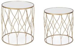 Bizzotto Set 2 Masute De Cafea Rotunde Elenor J16 (ess-34710) Masa de cafea
