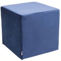 Kare Pouf Catifea Albastru (ess-35099)