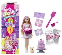 Mattel Set Barbie Party Reveal - Bulldog francez (JFG70) Papusa
