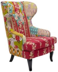 Kare Fotoliu Wing Patchwork Rosu (ess-37220)