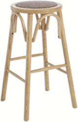Bizzotto Taburet De Bar, Natural, Circle (0743652)