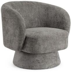 Bizzotto Fotoliu Julienne Dark Grey Swivel (ess-30407)