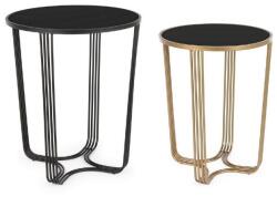 Bizzotto Set 2 Masute De Cafea Afef Auriu/negru (0746296) Masa de cafea