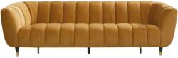 Kare Canapea Catifea Spectra Aurie 3 Locuri (ess-31398) Canapea