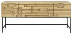 Kare Comoda Din Otel Cu 4 Usi Si Sertare Futuro 183x86 Cm (ess-36749) Comoda