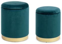 Bizzotto Set 2 Poufuri Polina Navyus (ess-35281)