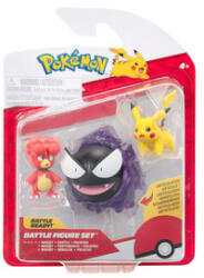  Figurine Pokémon set de 3 bucăți - Magby, Pikachu, Gastly (PKW4082) Figurina
