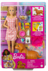 Barbie Set de joacă Barbie cățeluși nou-născuți (2022) (HCK75) Papusa