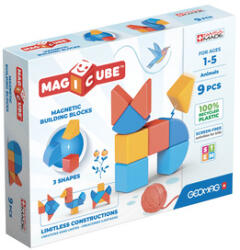 Geomag Magicube Recycled animale 9 buc (208) Jucarii de constructii magnetice