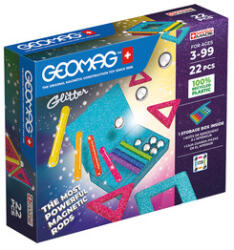 Geomag Panouri Glitter Reutilizate 22 buc (534) Jucarii de constructii magnetice