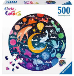 Ravensburger Puzzle 500 piese rotunde - Visuri (12000818) Puzzle