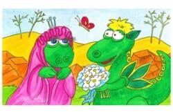  Süsü și fata dragon diafilm 34104688 - în limba maghiară (34104688)