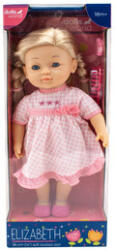 Dolls World Charlotte/Elisabeth păpușă moale, pieptănabilă - 36 cm (8112) Papusa