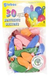  Set de 30 baloane colorate mixte (30650)