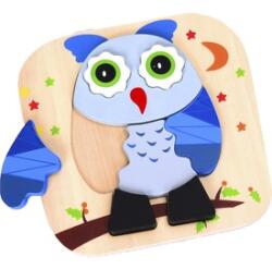  Puzzle cu bufniță, 9 piese (GY16024) Puzzle