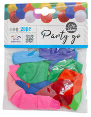  Baloane colorate 20 buc 25 cm (FA-1186)