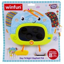 WinFun Jucărie pentru bebeluși suspendată pe pat tip elefant (0175)