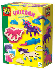 SES Creative SES: Neon sclipitor de unicorn plastilină (00410)