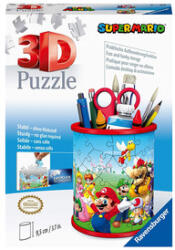 Ravensburger Puzzle 3D 54 piese Suport de creioane Super Mario (11255)