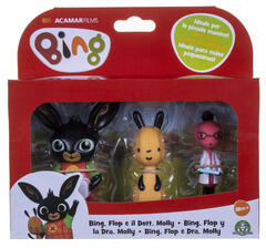  Bing și prietenii set de 3 bucăți din plastic (BING3675) Figurina