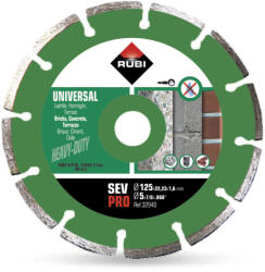 Rubi Group Rubi szegmentált gyémánttárcsa száraz vágáshoz SEV 125 PRO (32940) (32940)