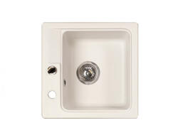 Marmorin Isao szögletes gránit mosogató - Fehér színben (470103006) (470103006)