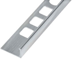 Salag Alumínium L élvédő profil 10 mm/2, 50 m natúr alumínium (MMAL100) - csempekert