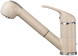 Marmorin mosogató csaptelep kihúzható - homok színben (IB12) (IB12)
