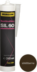 Murexin SIL 60 Szaniter szilikon - sötétbarna (32132) - csempekert