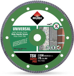 RUBI gyémánttárcsa TSV 125 PRO száraz vágáshoz (31980) (31980)