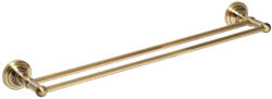 SAPHO Bemeta Retro dupla törölközőtartó bronz (XJ407) (XJ407) - csempekert