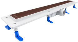 Styron zuhanyfolyóka 700mm bronz színű üveggel (STY700) (STY700)