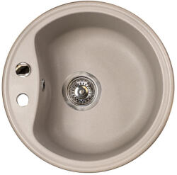 Marmorin Isao kerek gránit mosogató - Warm gray (250803024) (250803024) - csempekert