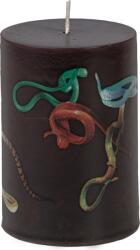 Seletti Lumânare Toiletpaper Snakes, neagră, 10 cm (14087)