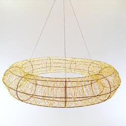 Eurolamp sa СВЕТЕЩА ДЕКОРАЦИЯ ВЕНЕЦ, 12480 ww led, С ТРАНСФОРМАТОР/МЕД КАБЕЛ/90СМ 9854