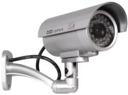  ShopU hamis dummy megfigyelő kamera, ABS, 2 AAA elem, fehér (32318)