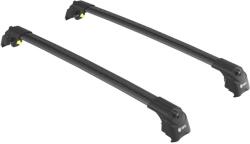 Turtle Air 2 fekete alumínium integrált tetőkorlátra szerelhető tetőcsomagtartó készlet MC02001-8896B (MC02001-8896B)