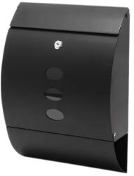 Garden Line Linnet antracit postaláda 30×40×12 cm, horganyzott acél, zárral (1104)