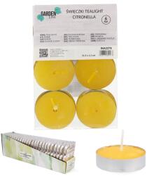 Garden Line 6 db citronella illatú teamécses fém tartóban, 3, 5×1 cm (837)