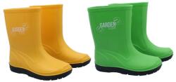 Garden Line Gyerek gumicsizma 34-es méret, zöld és sárga szín (1839)