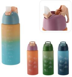  500 ml PC műanyag ombre kék vízpalack (8600)