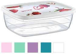 Hobby Life Téglalap ételtároló doboz mintás fedéllel, 1, 2 l, BPA-mentes (4168)