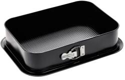  Dombornyomott sütőforma 34×24 cm, tapadásmentes, fekete (6063)