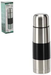  Duplafalú rozsdamentes acél termosz 500 ml csúszásmentes szilikon fogóval (8266)