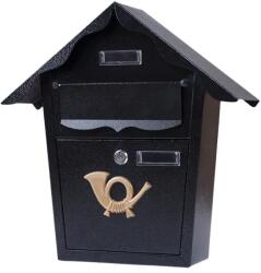 Garden Line RAVEN galvanizált, zárható fali postaláda 37×36, 5×10 cm (1277)